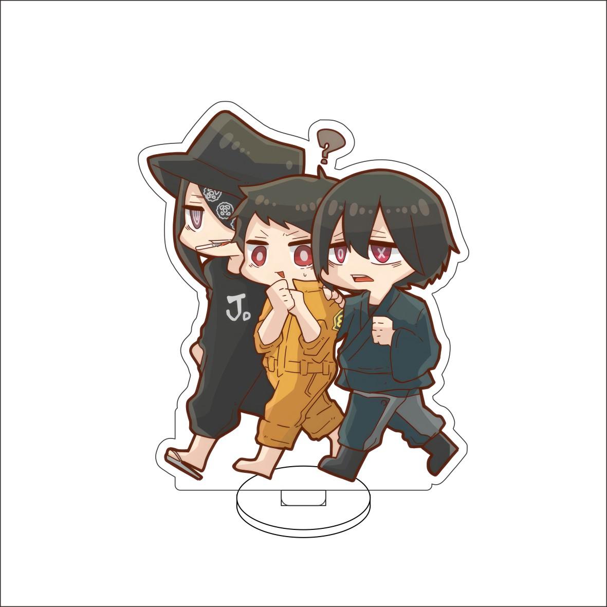 10CM AnimeFire Force Figure Stand Model Shinra Kusakabe/Arthur Boyle/Akitaru Obi Cute Desk Decor Standing Sign Gifts 10CM
10CM AnimeFire Force Figure Stand Model Shinra Kusakabe/Arthur Boyle/Akitaru Obi Cute Desk Decor Standing Sign Gifts 10CM