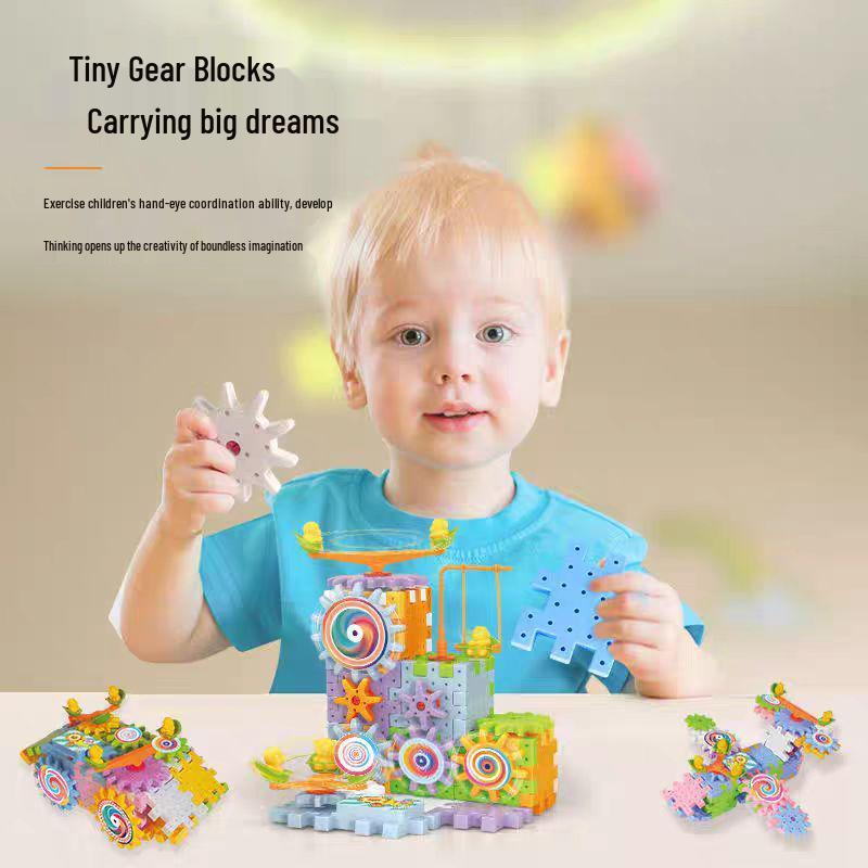 Children s Electric Rotating Gears Building Blocks Set - Large, Educational, Mechanical Toys
Children s Electric Rotating Gears Building Blocks Set - Large, Educational, Mechanical Toys