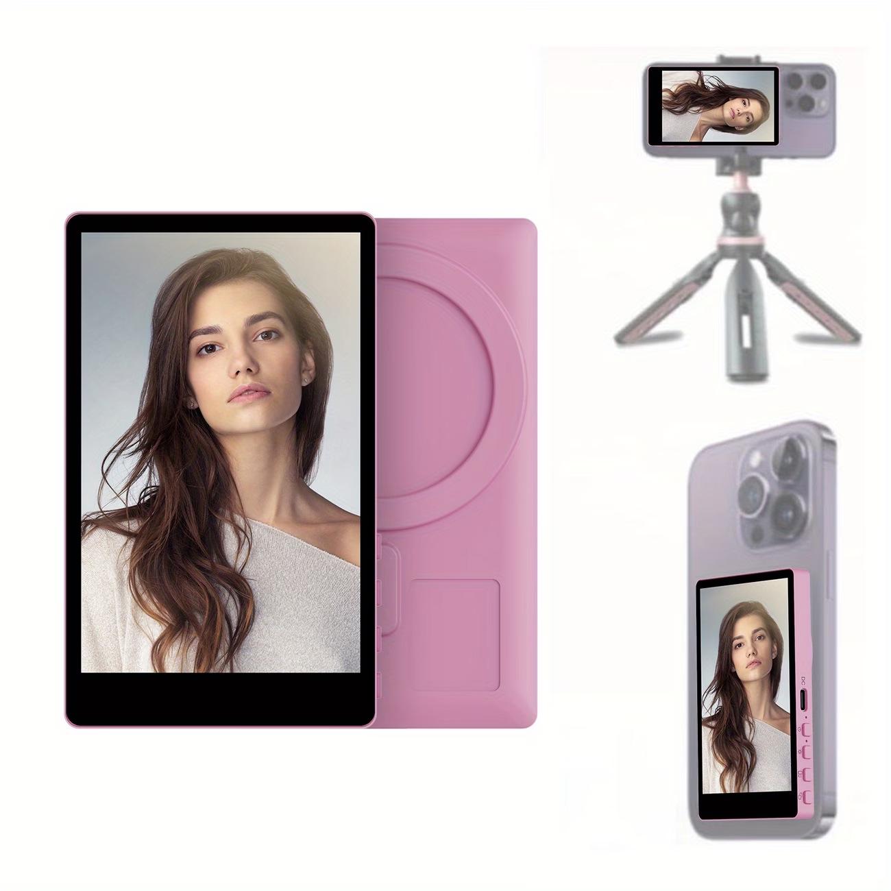 Magnetic Wireless Charging Selfie Projector with Rear Camera Splitter for Live Streaming рожевий
Magnetic Wireless Charging Selfie Projector with Rear Camera Splitter for Live Streaming рожевий