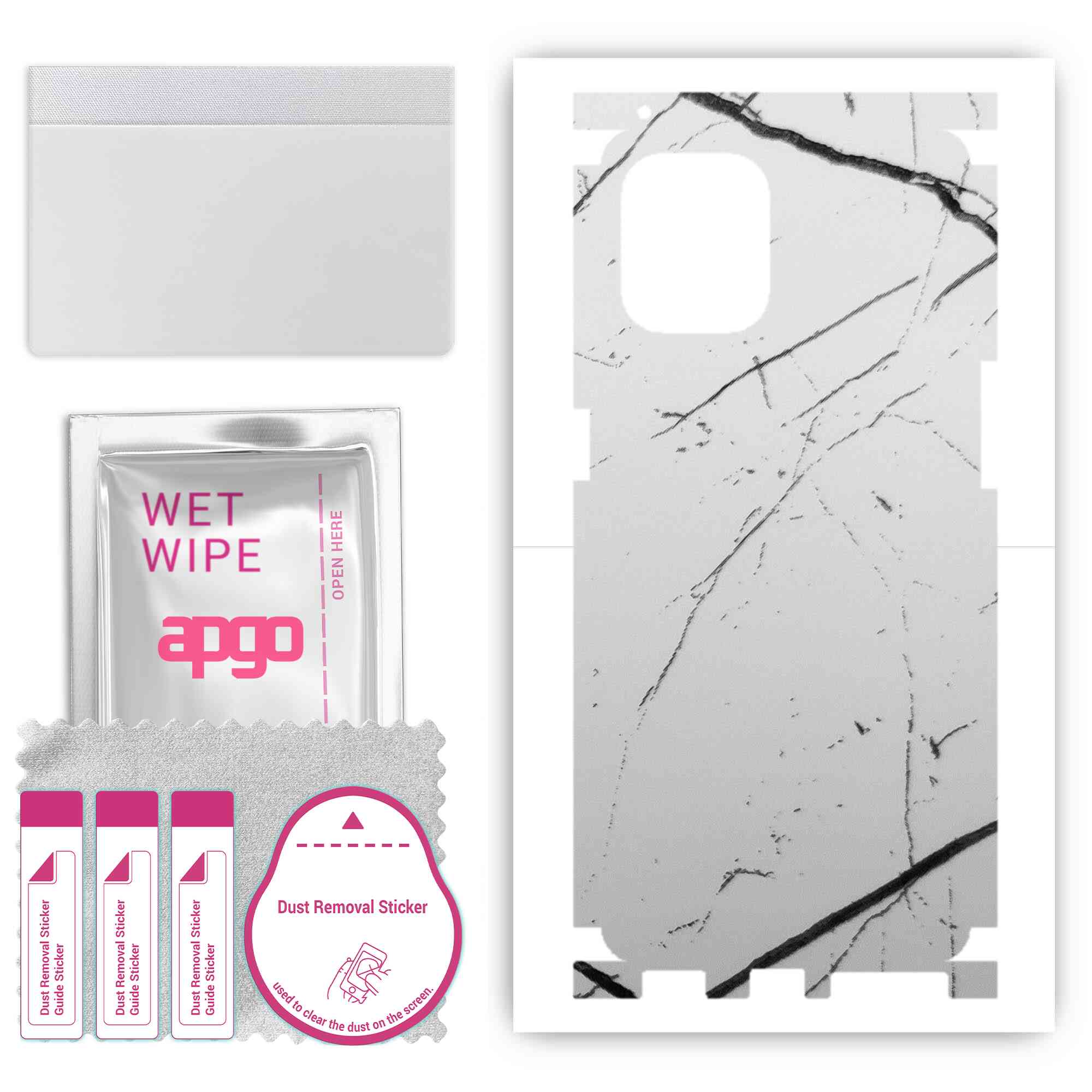 apgo Protective Skin Sticker for the back+sides compatible with Oppo Find X3 Pro, Full Wrap Film, Foil, Vinyl - Pattern White Marble
apgo Protective Skin Sticker for the back+sides compatible with Oppo Find X3 Pro, Full Wrap Film, Foil, Vinyl - Pattern White Marble