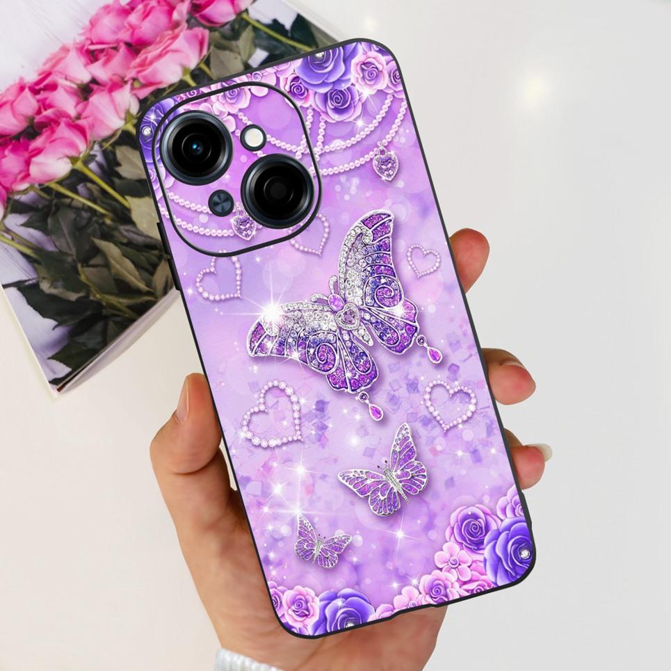 Flower Butterfly Women Fashion Back Cover For Tecno Spark GO 1 Spark GO 2025 Phone Funda Black Matte Soft TPU Silicone Spark GO 1
Flower Butterfly Women Fashion Back Cover For Tecno Spark GO 1 Spark GO 2025 Phone Funda Black Matte Soft TPU Silicone Spark GO 1