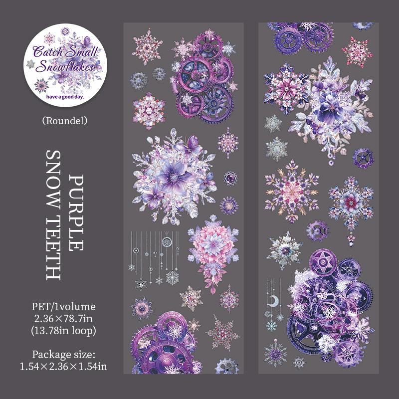 200cm/roll Snowflake Themed Winter PET Tapes Creative Hand Account Material For Office Diary Photo Frames Decorative Gift
200cm/roll Snowflake Themed Winter PET Tapes Creative Hand Account Material For Office Diary Photo Frames Decorative Gift