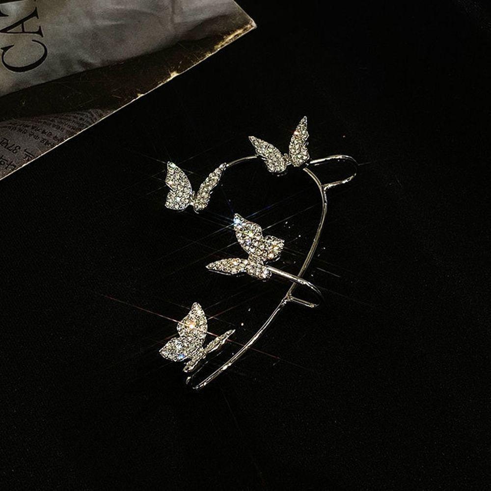 Bone Clip Ear Cuff Shiny Women Earrings Korean Style Earrings Rhineston Ear Clip Butterfly Ear Hook GR Right
Bone Clip Ear Cuff Shiny Women Earrings Korean Style Earrings Rhineston Ear Clip Butterfly Ear Hook GR Right