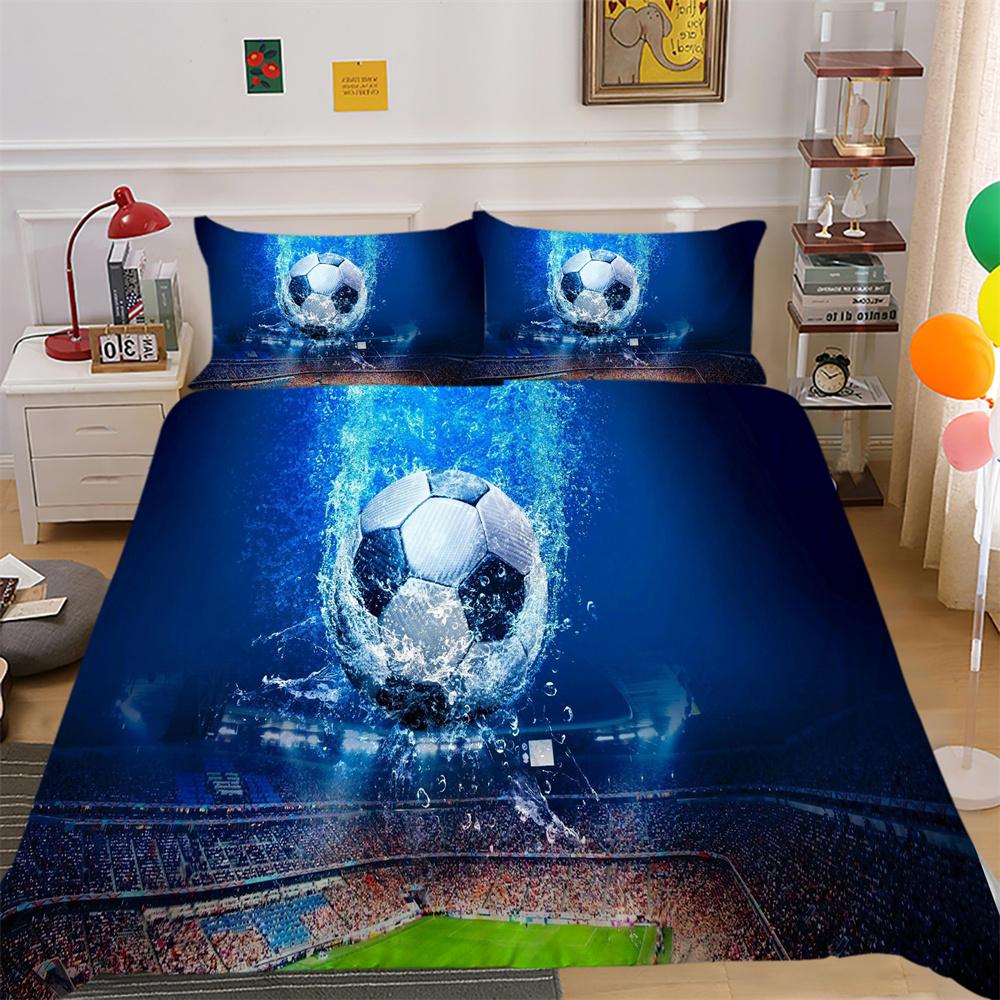 Пододеяльник с принтом шариков, комплект постельного белья, двойной размер, домашний текстиль, роскошные покрывала из микрофибры, декор для подростковой спальни EU Single 135x200cm