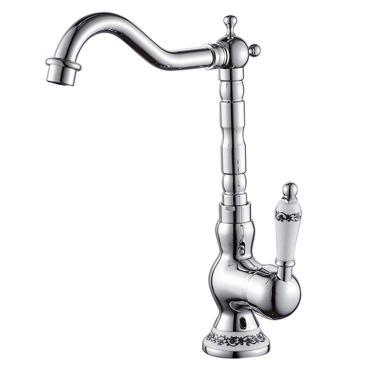 Kitchen Tap 360° Rotatable Vintage Bathroom Tap with Heat and cold control Single Ceramic Lever Faucet Home Bathroom Decoration
Kitchen Tap 360° Rotatable Vintage Bathroom Tap with Heat and cold control Single Ceramic Lever Faucet Home Bathroom Decoration