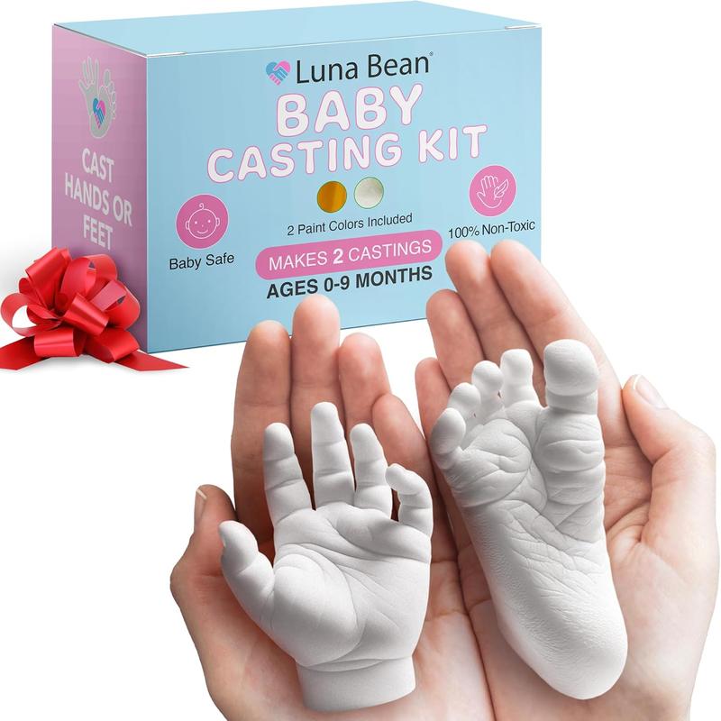 Luna Bean Baby Hand and Foot Casting Kit - 100% Non-Toxic Complete Molding Kit Makes 2 Castings Keepsake Default
Luna Bean Baby Hand and Foot Casting Kit - 100% Non-Toxic Complete Molding Kit Makes 2 Castings Keepsake Default