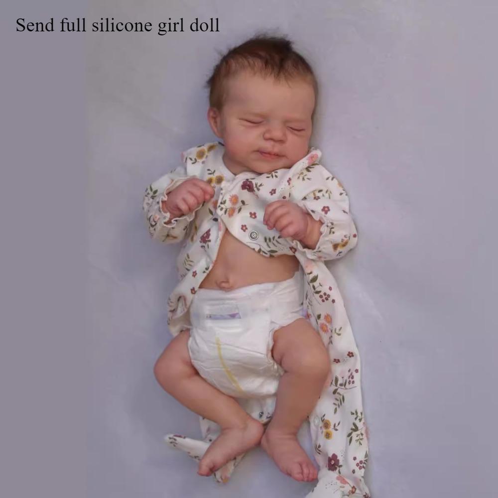 19 дюймів Pascale Reborn Baby Toddler Dolls Alive Sleeping Closed Eyes Новонароджена лялька Силіконова іграшка для душу для всього тіла Дитячі ляльки для дітей Різдвяні святкові подарунки Full silicone girl
19 дюймів Pascale Reborn Baby Toddler Dolls Alive Sleeping Closed Eyes Новонароджена лялька Силіконова іграшка для душу для всього тіла Дитячі ляльки для дітей Різдвяні святкові подарунки Full silicone girl