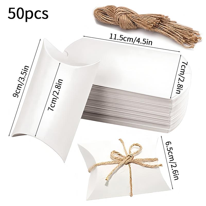 50/100PCS Kraft Paper Pillow Candy Box Foldable Gift Box Thank You Treat Boxes for Wedding Baby Shower Birthday Party Supplies 50PCS білий
50/100PCS Kraft Paper Pillow Candy Box Foldable Gift Box Thank You Treat Boxes for Wedding Baby Shower Birthday Party Supplies 50PCS білий