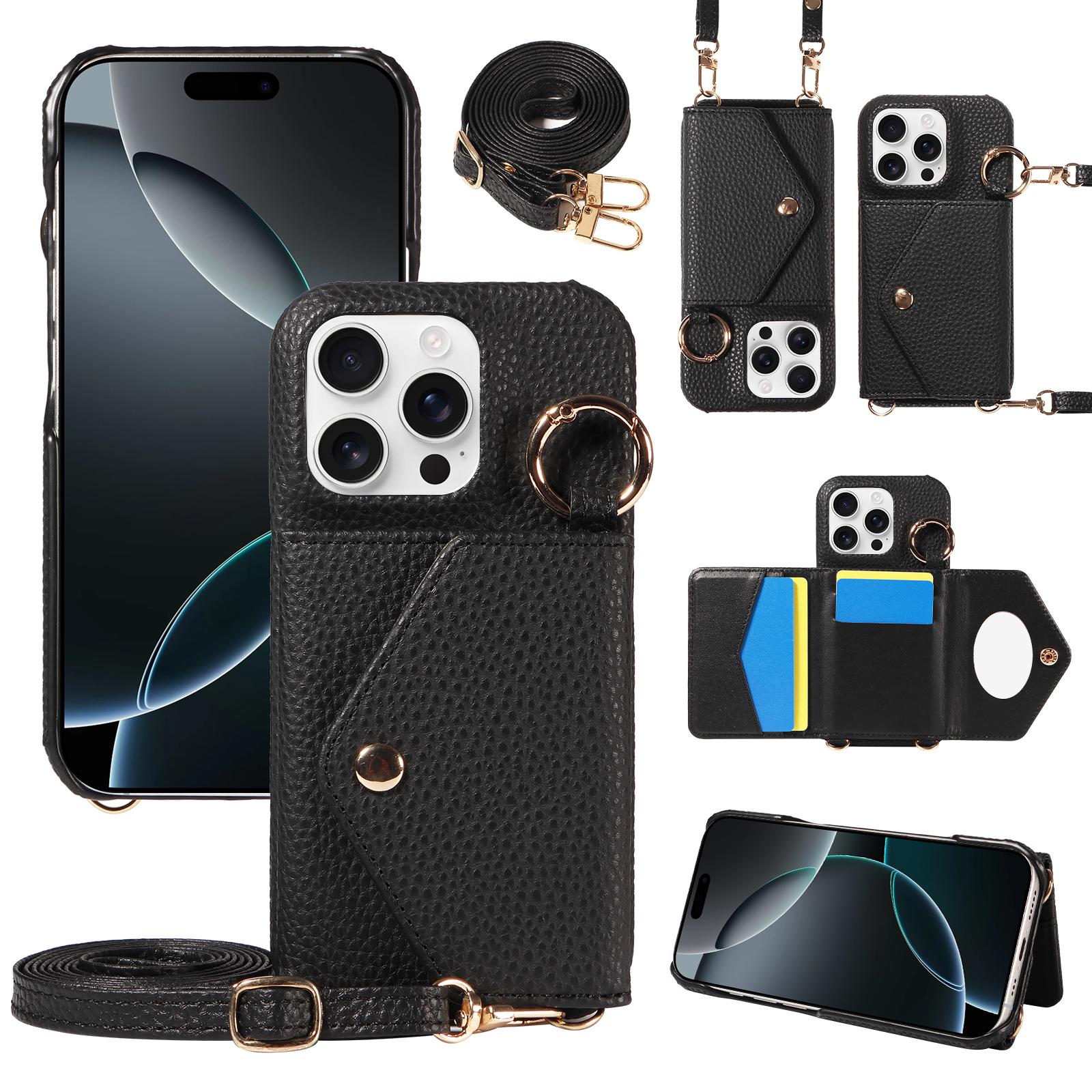 PU Leather Phone Case for IPhone16e 16 Pro Max 15 14 13 12 11 Pro Max Plus Crossbody Anti-demagnetization Anti-drop with Mirror iPhone 15 Pro Max чорний
PU Leather Phone Case for IPhone16e 16 Pro Max 15 14 13 12 11 Pro Max Plus Crossbody Anti-demagnetization Anti-drop with Mirror iPhone 15 Pro Max чорний