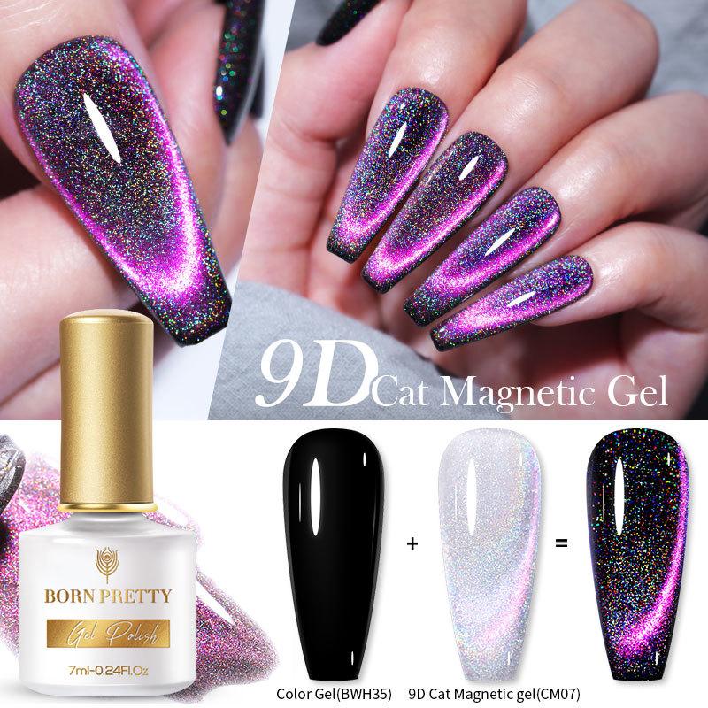 BORN PRETTY 7ML 9D Cat Магнитный гель для ногтей Полуперманентный нейл-арт впитывает УФ-светодиодные цвета геля для ногтей DIY Salon
BORN PRETTY 7ML 9D Cat Магнитный гель для ногтей Полуперманентный нейл-арт впитывает УФ-светодиодные цвета геля для ногтей DIY Salon