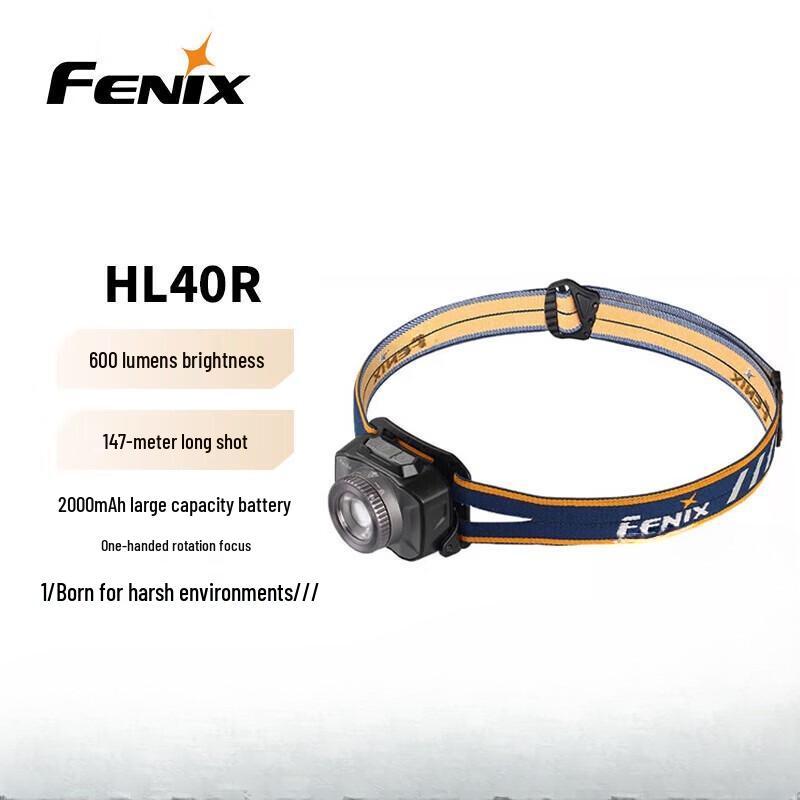 Fenix HL40R Rechargeable Zoom Headlamp
Fenix HL40R Rechargeable Zoom Headlamp