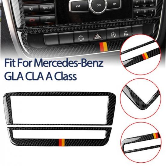 2×Carbon Fiber CD Seat Heat Console Sticker Trim For Mercedes Benz GLA CLA A-W
2×Carbon Fiber CD Seat Heat Console Sticker Trim For Mercedes Benz GLA CLA A-W