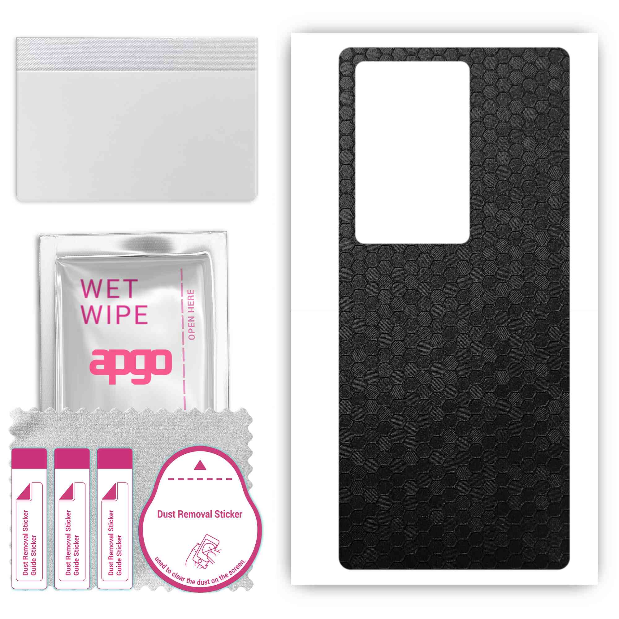 apgo Protective Skin Sticker for the back compatible with ZTE Axon A41 Ultra 5G Supreme, Wrap Film, Foil, Vinyl - Pattern Black Honeycomb
apgo Protective Skin Sticker for the back compatible with ZTE Axon A41 Ultra 5G Supreme, Wrap Film, Foil, Vinyl - Pattern Black Honeycomb