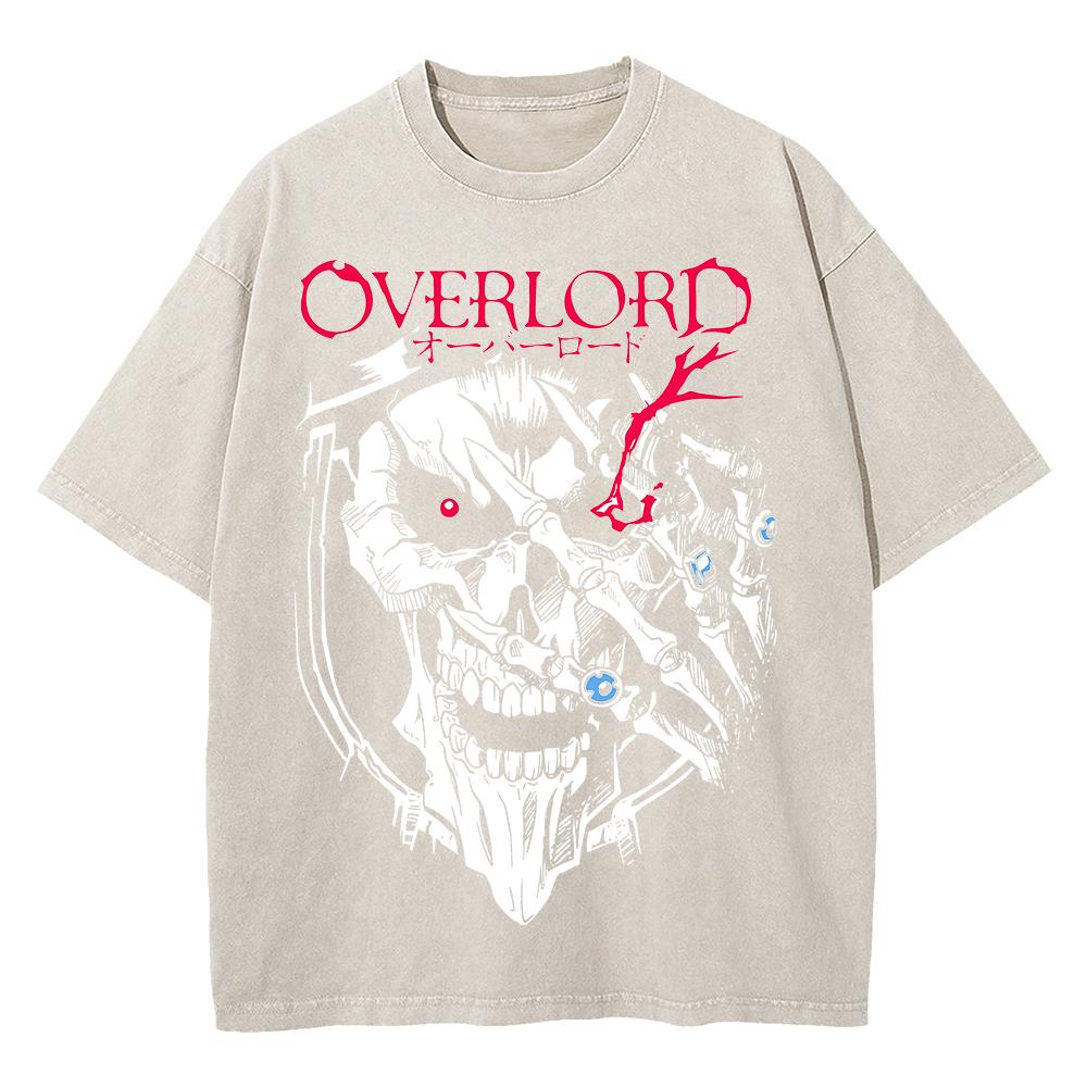 Cotton Vintage Washed Ainz Ooal Gown T Shirt Fashion Men Anime Manga Video Game Cool Oversize Loose Acid Wash Tees Shirts S
Cotton Vintage Washed Ainz Ooal Gown T Shirt Fashion Men Anime Manga Video Game Cool Oversize Loose Acid Wash Tees Shirts S