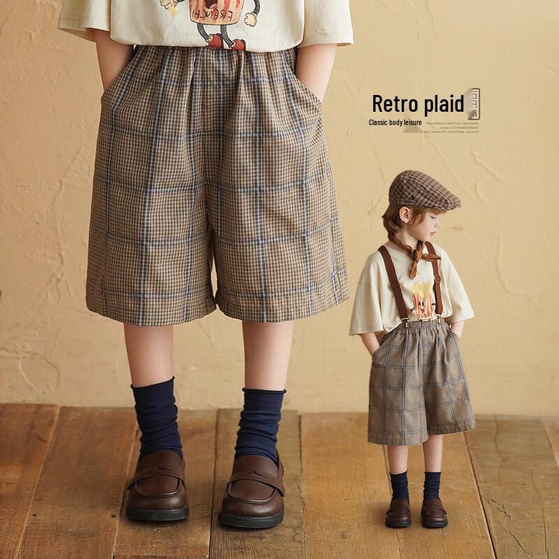 Boys Retro Plaid Summer Casual Mid-Length Shorts 80
Boys Retro Plaid Summer Casual Mid-Length Shorts 80