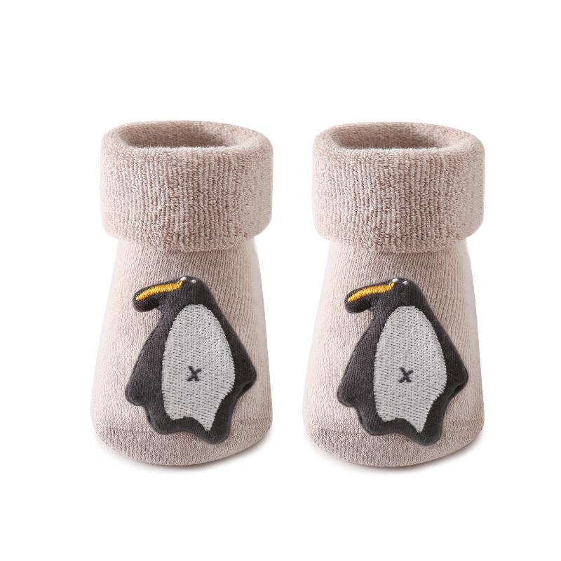 Зимние детские мультяшные носки до середины икры с нескользящей подошвой: Плотный и теплый для новорожденных и малышей 0-6 Months
Зимние детские мультяшные носки до середины икры с нескользящей подошвой: Плотный и теплый для новорожденных и малышей 0-6 Months