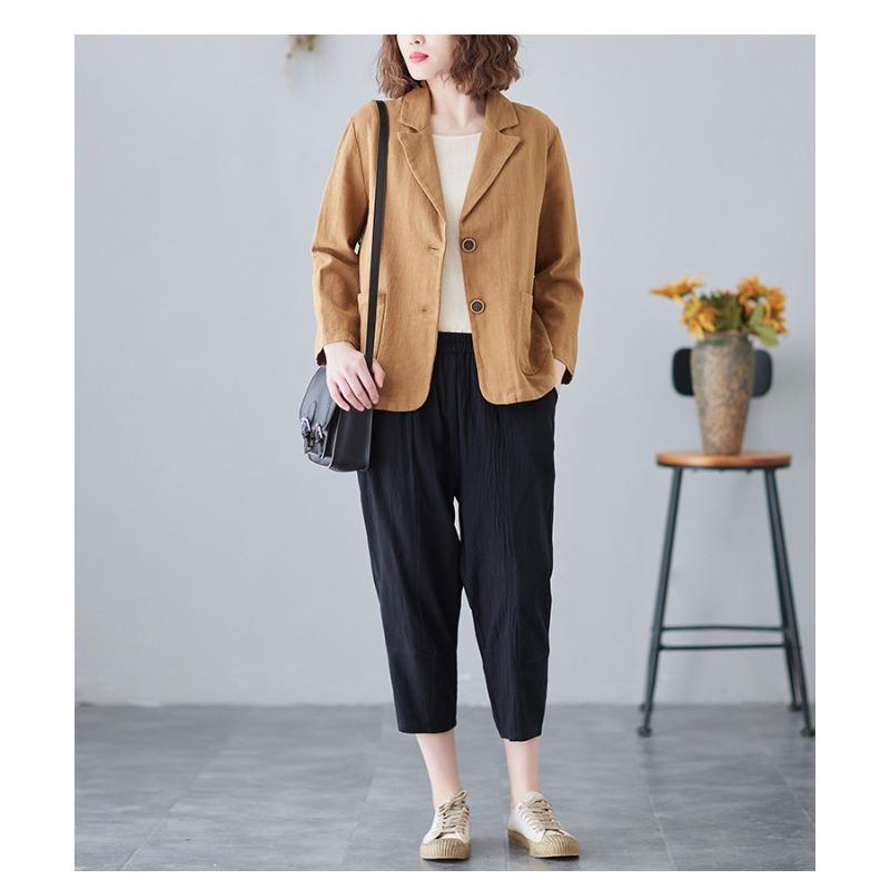 Elegant Solid Blazer Women Autumn Overcoats Casual Long Sleeve Single Button Coats Lapel Outwears Oversized XS
Elegant Solid Blazer Women Autumn Overcoats Casual Long Sleeve Single Button Coats Lapel Outwears Oversized XS