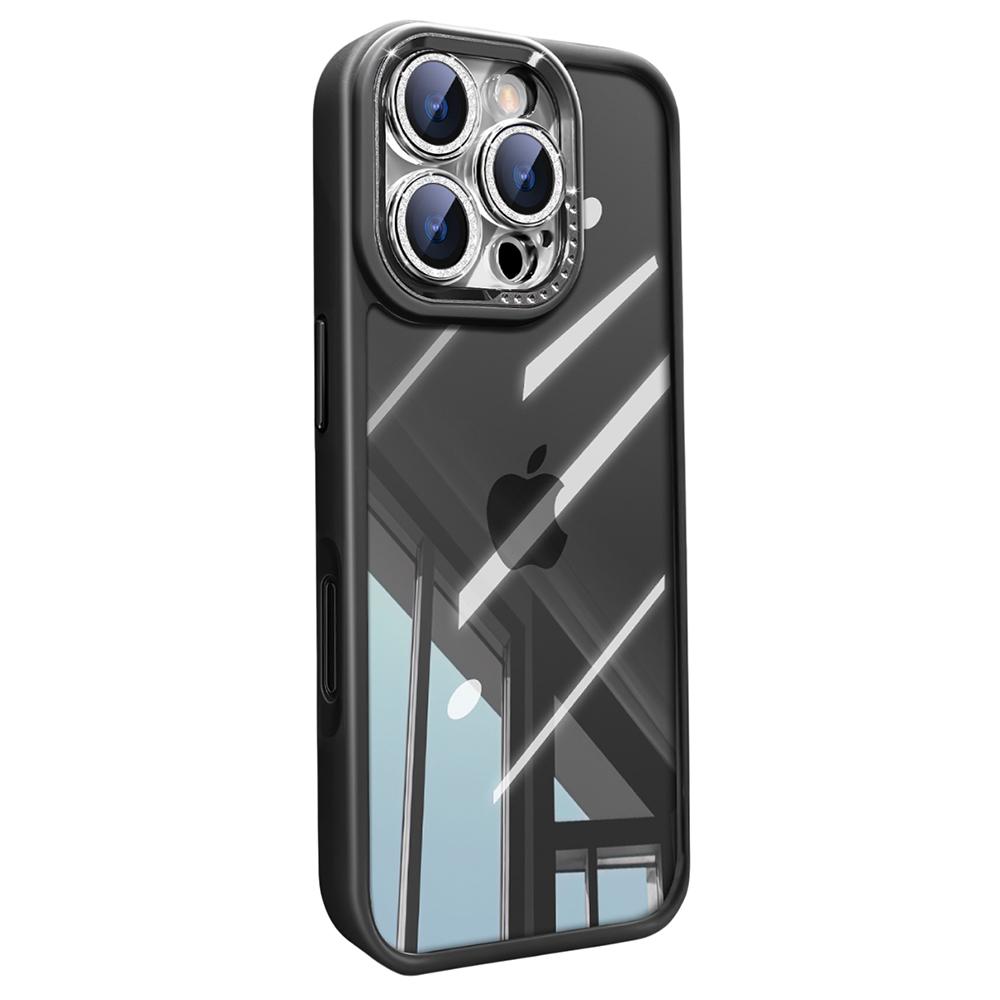 Чехол для iPhone 16 Pro Max PC+TPU Прозрачная накладка для телефона с блестящей пленкой для объектива камеры Black
Чехол для iPhone 16 Pro Max PC+TPU Прозрачная накладка для телефона с блестящей пленкой для объектива камеры Black