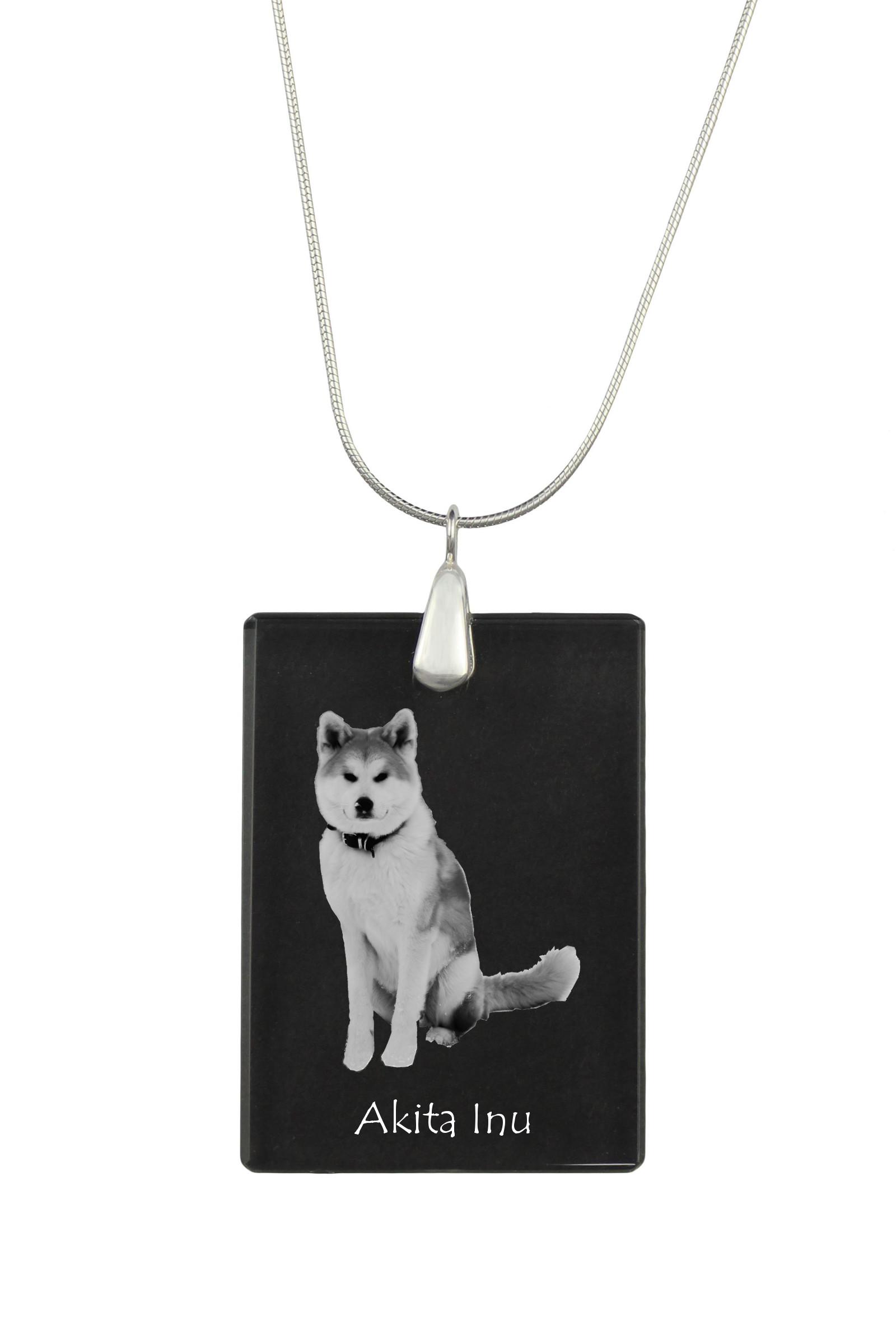 Akita, Akita Inu - Crystal pendant with dog, silver necklace with photo, personalised pendant by Art-Dog brand прозорий
Akita, Akita Inu - Crystal pendant with dog, silver necklace with photo, personalised pendant by Art-Dog brand прозорий
