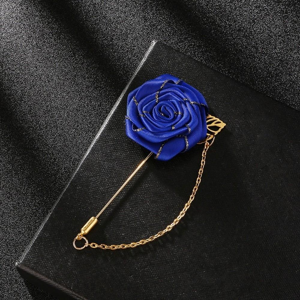 Creative Rose Groomsmen Lapel Pins Handmade Wedding Corsage Wedding Brooches Suit Accessories темно-синього кольору
Creative Rose Groomsmen Lapel Pins Handmade Wedding Corsage Wedding Brooches Suit Accessories темно-синього кольору