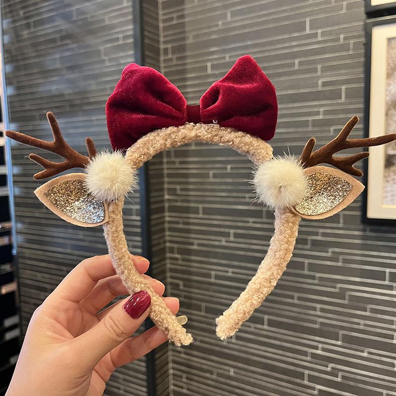 Red Velvet Reindeer Bow Headband - Cute Christmas Hair Accessory for Girls алый
Red Velvet Reindeer Bow Headband - Cute Christmas Hair Accessory for Girls алый