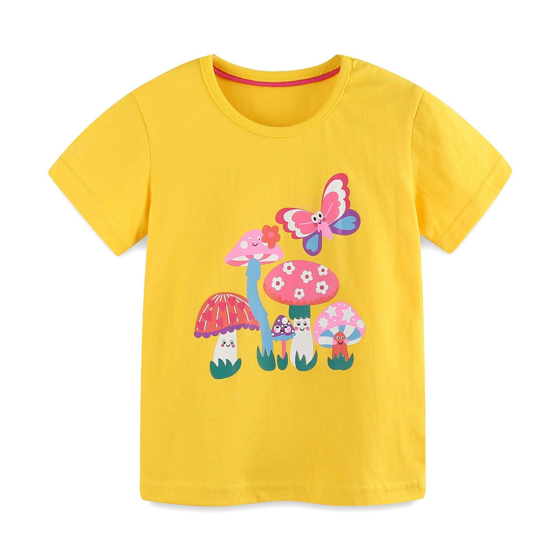 Summer new girls T-shirts fashionable printed short-sleeved children s T-shirts children s sweatshirts 160
Summer new girls T-shirts fashionable printed short-sleeved children s T-shirts children s sweatshirts 160