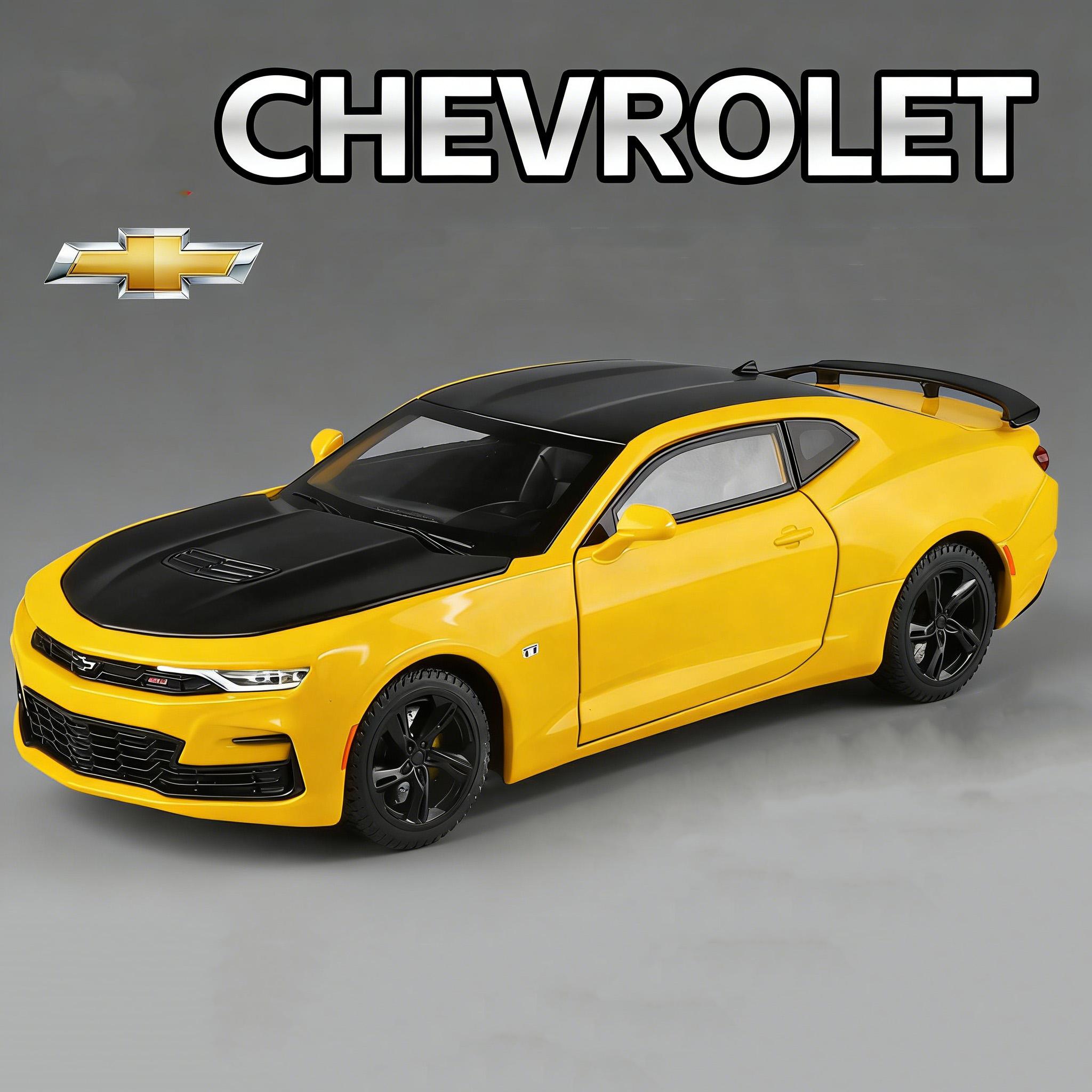 1:24 Chevrolet Camaro 2023 Alloy Car Model Sound and Light Pull back Children s Toy Collectibles Birthday Gift жовтий
1:24 Chevrolet Camaro 2023 Alloy Car Model Sound and Light Pull back Children s Toy Collectibles Birthday Gift жовтий