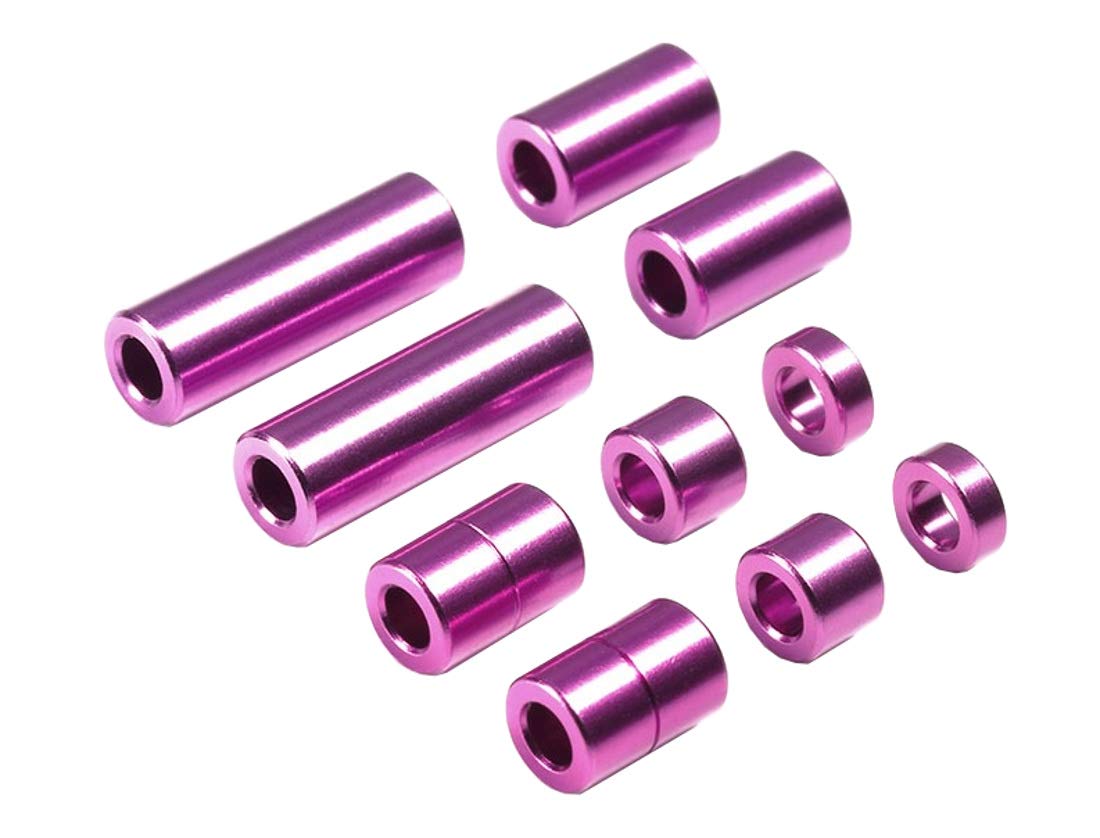 Tamiya Mini 4WD Special Product Aluminum Spacer Set 2 each Purple 95520 12/6.7/6/3/1.5mm
Tamiya Mini 4WD Special Product Aluminum Spacer Set 2 each Purple 95520 12/6.7/6/3/1.5mm
