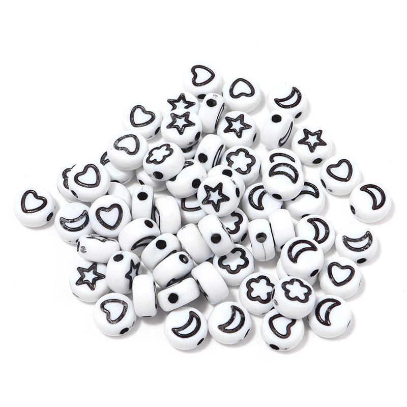 Цветные акриловые геометрические бусины-разделители для детских DIY-проектов по изготовлению браслетов Diameter about 7mm, 100 pcs per pack
Цветные акриловые геометрические бусины-разделители для детских DIY-проектов по изготовлению браслетов Diameter about 7mm, 100 pcs per pack