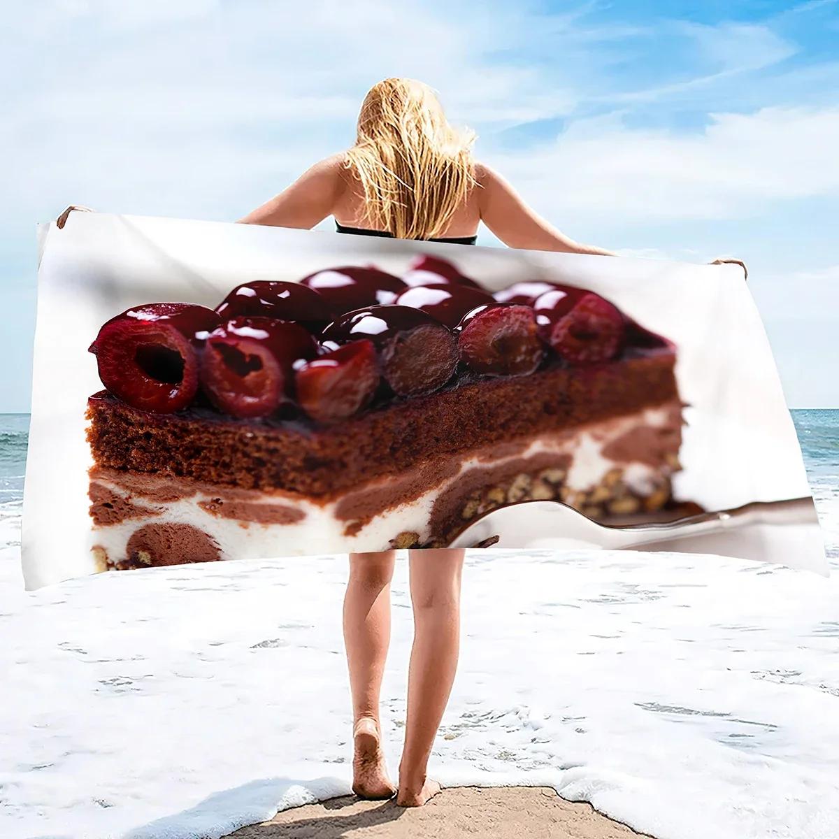 Cakes Print Beach Towels Decor Extra Large Beach Towel Premium Bathroom Washcloth Quick Dry for Beach Spa Gym Sport Yoga Home W40*H60(CM)
Cakes Print Beach Towels Decor Extra Large Beach Towel Premium Bathroom Washcloth Quick Dry for Beach Spa Gym Sport Yoga Home W40*H60(CM)