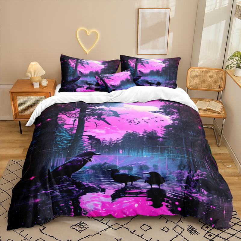 Игровая Серия 3D Цифровая Печать Комплект Постельного Белья из Трех Предметов Простыня Пододеяльник 90 * 200 two-piece set