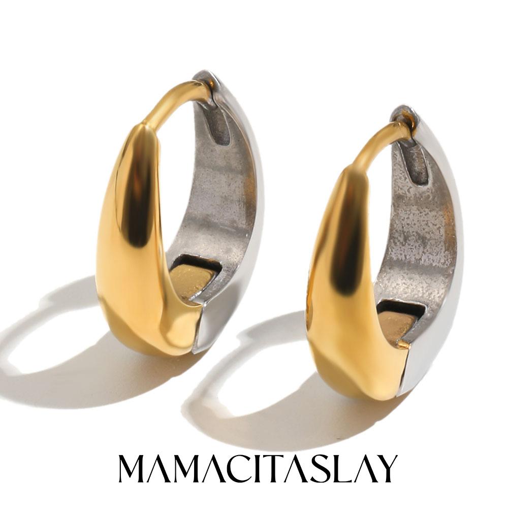 MamacitaPlay Серьги-кольца из нержавеющей стали 316L, разноцветные, с покрытием из 18-каратного золота, водостойкие украшения для женщин, минималистичные серьги, подарок
MamacitaPlay Серьги-кольца из нержавеющей стали 316L, разноцветные, с покрытием из 18-каратного золота, водостойкие украшения для женщин, минималистичные серьги, подарок