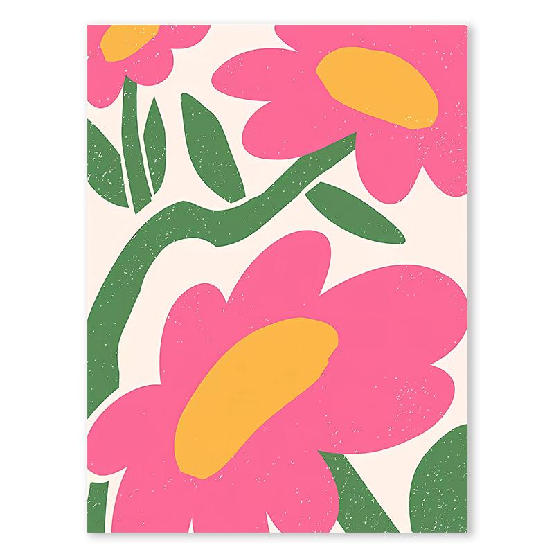 Ретро коктейль диско вишневый эстетический плакат и принты розовые элегантные настенные картины на холсте настенные картины для декора комнаты в общежитии 21x30cm No Framed