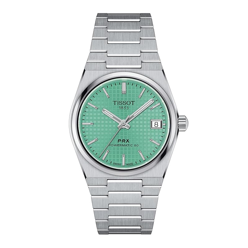 Tissot Uni PRX Powermatic 80 35mm 316L stainless steel case Automatic watch, gray, stainless steel, 11 (T1372071109101), gray, contemporary
Tissot Uni PRX Powermatic 80 35mm 316L stainless steel case Automatic watch, gray, stainless steel, 11 (T1372071109101), gray, contemporary