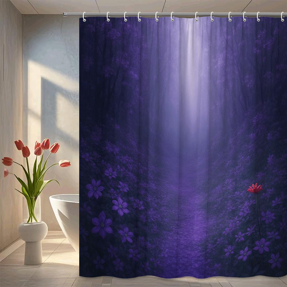 Purple Forest Shower Curtain Mystical Light Path Floral Meadow Nature Scene Dreamy Bathroom Decor Waterproof Free Hooks Included W60H190(CM)-1 Pcs
Purple Forest Shower Curtain Mystical Light Path Floral Meadow Nature Scene Dreamy Bathroom Decor Waterproof Free Hooks Included W60H190(CM)-1 Pcs