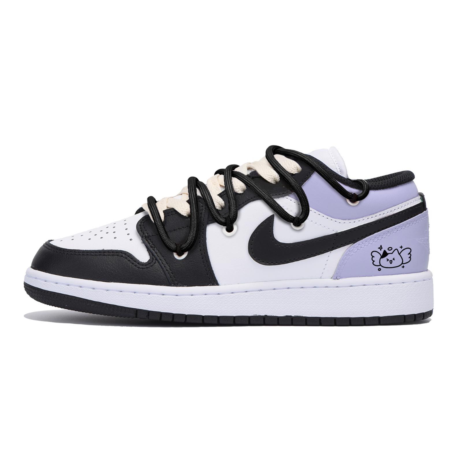 Jordan Air Jordan 1 Puppy Fragment Anti-Slip Wear-Resistant Low-Top Vintage Basketball Shoes Men s Black Purple 553558-131(Team85-) 44
Jordan Air Jordan 1 Puppy Fragment Anti-Slip Wear-Resistant Low-Top Vintage Basketball Shoes Men s Black Purple 553558-131(Team85-) 44