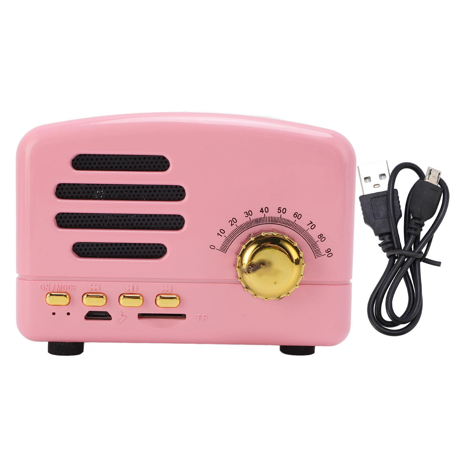 Retro Speaker Portable Bluetooth Rechargeable Noise Reduction Cute Vintage Speaker for Bedroom коричневий
Retro Speaker Portable Bluetooth Rechargeable Noise Reduction Cute Vintage Speaker for Bedroom коричневий
