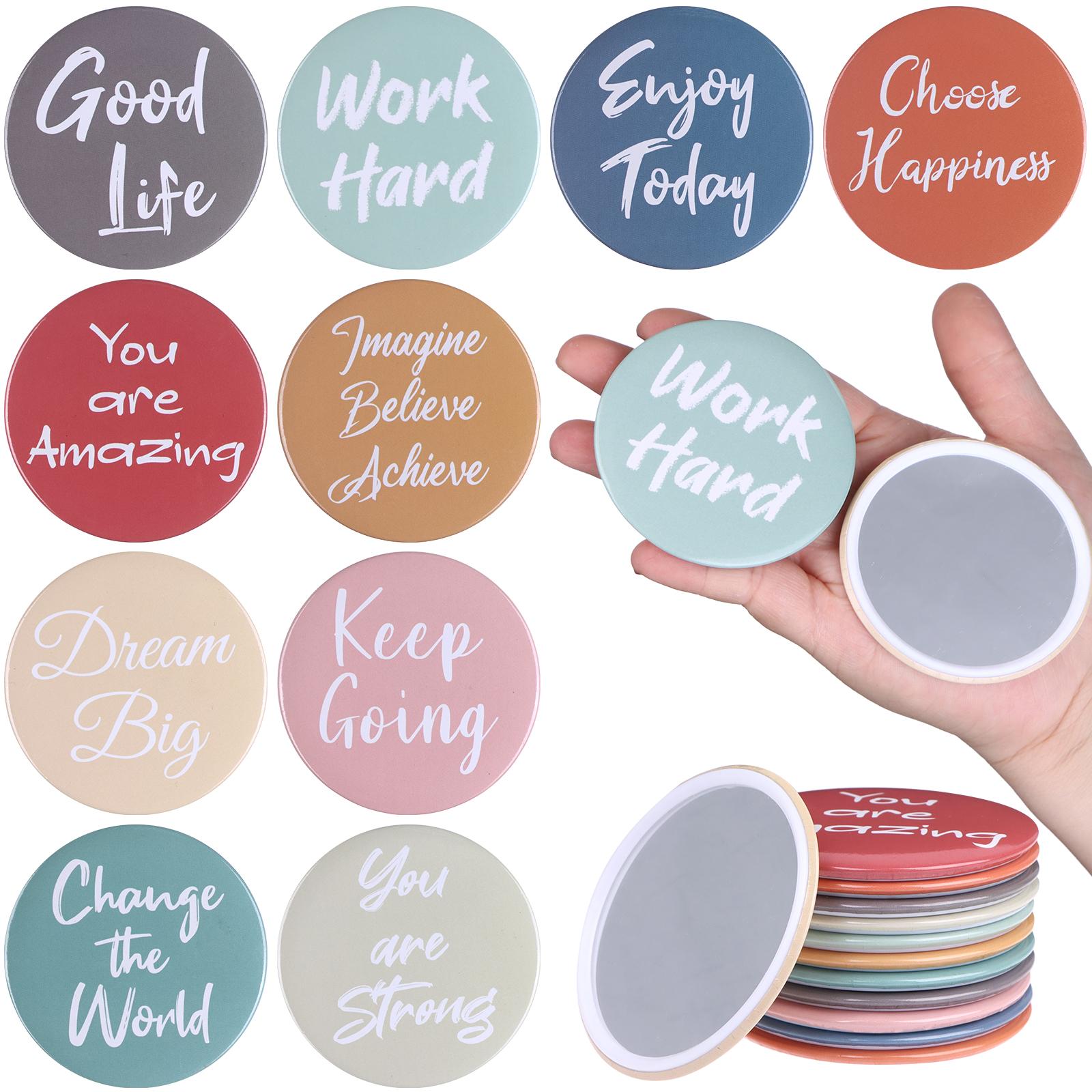 30 Pcs Inspirational Compact Mirror Bulk Employee Appreciation Gifts Round Small Makeup Mirror Portable Pocket Mini Mirror Thank армія зелений колір
30 Pcs Inspirational Compact Mirror Bulk Employee Appreciation Gifts Round Small Makeup Mirror Portable Pocket Mini Mirror Thank армія зелений колір
