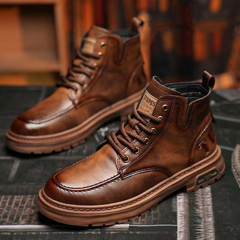 Martin boots men s genuine leather 2024 new casual short boots men s high-end American retro medium help black tooling shoes tide 38
Martin boots men s genuine leather 2024 new casual short boots men s high-end American retro medium help black tooling shoes tide 38