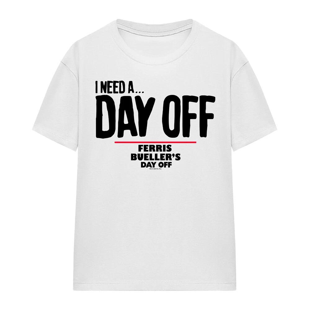 Ferris Bueller Needs A Day Off Ladies T-Shirt S-2XL, White 4XL
Ferris Bueller Needs A Day Off Ladies T-Shirt S-2XL, White 4XL