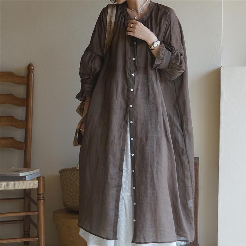 Spring Autumn Women s Vintage Ramie Shirt Dress Women Lantern Sleeve Design Dresses Loose Thin Vestidos S кавовий
Spring Autumn Women s Vintage Ramie Shirt Dress Women Lantern Sleeve Design Dresses Loose Thin Vestidos S кавовий