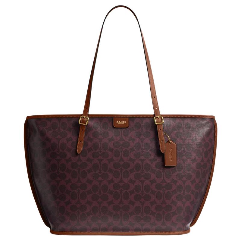 COACH TAXI 36 brand letter logo coated canvas tote bag tote bag shopping bag shoulder bag large size women s maroon коричневий
COACH TAXI 36 brand letter logo coated canvas tote bag tote bag shopping bag shoulder bag large size women s maroon коричневий