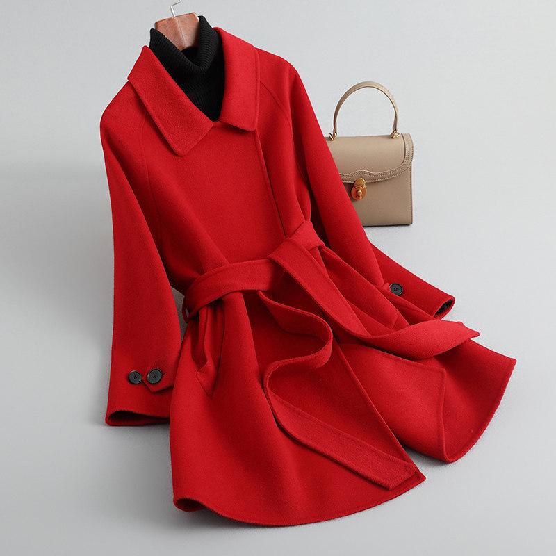 Women s Double-Sided Cashmere Slim Fit Wool Coat - Petite Short Style, Solid Color for 2025 Autumn/Winter. XS 80-100 lbs
Women s Double-Sided Cashmere Slim Fit Wool Coat - Petite Short Style, Solid Color for 2025 Autumn/Winter. XS 80-100 lbs