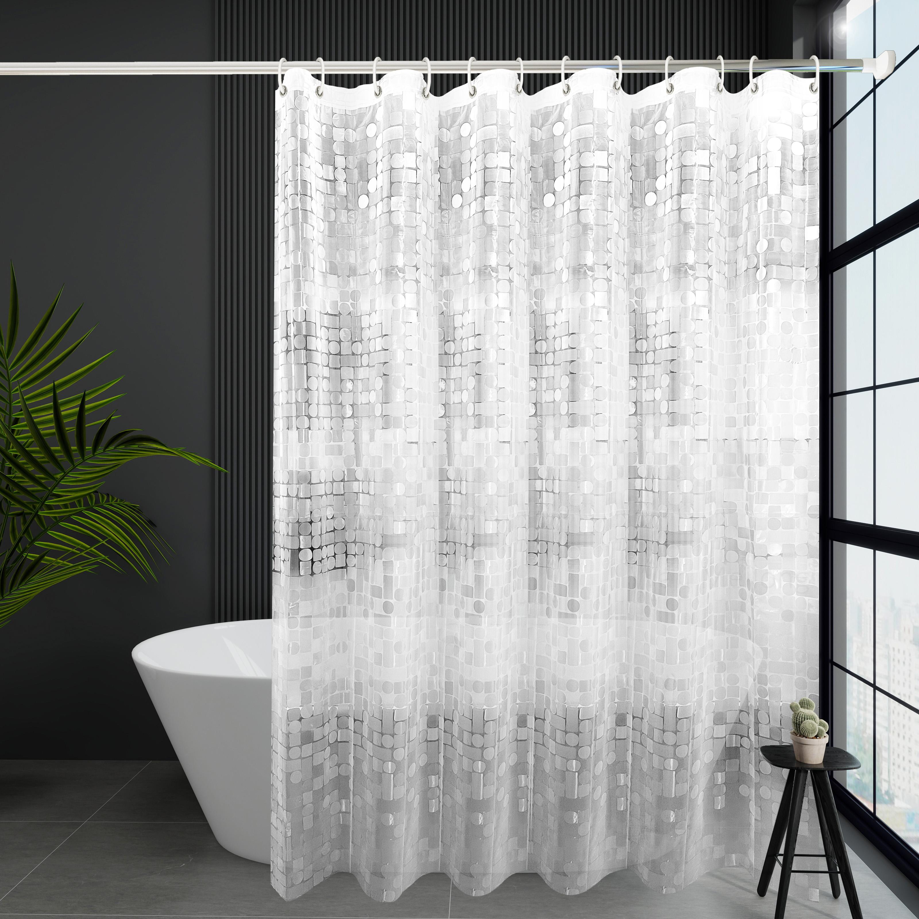Artistic Square and Round Texture Shower Curtain, Niche Design Bathroom Curtain, Enhances Bathroom Aesthetics, Partition Curtain 120*180cm
Artistic Square and Round Texture Shower Curtain, Niche Design Bathroom Curtain, Enhances Bathroom Aesthetics, Partition Curtain 120*180cm