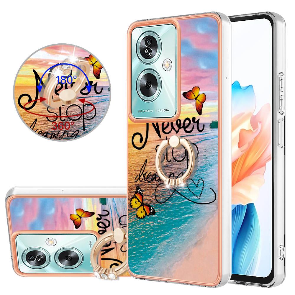 For Oppo A79 5G/A2 5G Case with Ring Kickstand IMD Marble Pattern TPU Back Cover Never Stop Dreaming
For Oppo A79 5G/A2 5G Case with Ring Kickstand IMD Marble Pattern TPU Back Cover Never Stop Dreaming