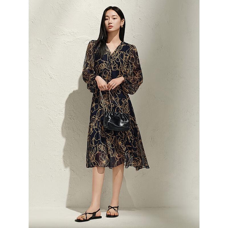 Jiuzi Annacoco 2025 Spring V-Neck Chiffon Printed Waist Dress 2XL
Jiuzi Annacoco 2025 Spring V-Neck Chiffon Printed Waist Dress 2XL