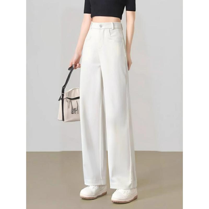 2025 Women s White Wide-Leg Nine-Point Casual Pants: Slimming Spring/Autumn Trend Apricot - Regular 95cm
2025 Women s White Wide-Leg Nine-Point Casual Pants: Slimming Spring/Autumn Trend Apricot - Regular 95cm