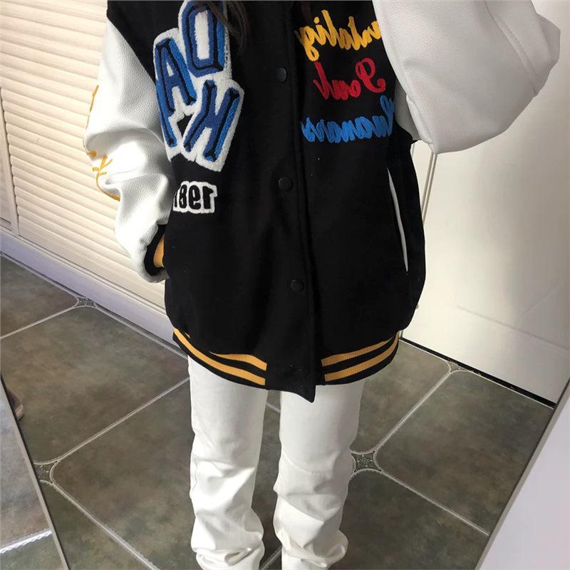 Womens Trendy Embroidered Baseball Jacket - Spring Autumn 2025, Unisex High Street Style XL
Womens Trendy Embroidered Baseball Jacket - Spring Autumn 2025, Unisex High Street Style XL