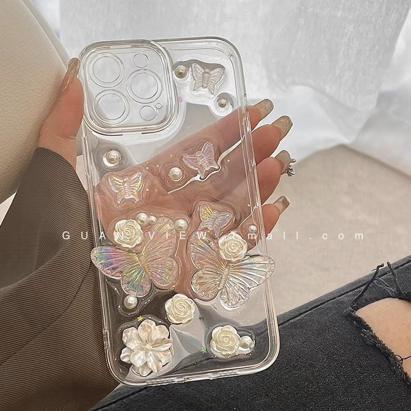 Wind Flower Butterfly Mobile Phone Case For Iphone17Promax Epoxy Apple 16 Transparent Pearl iPhone 7/8/SE 2020
Wind Flower Butterfly Mobile Phone Case For Iphone17Promax Epoxy Apple 16 Transparent Pearl iPhone 7/8/SE 2020