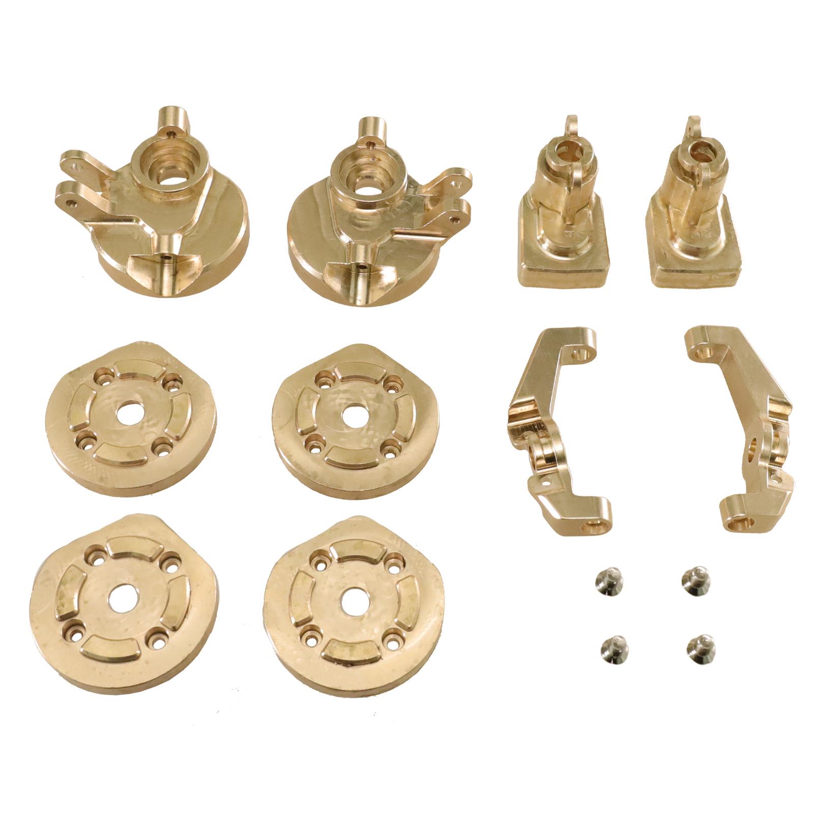 Meijiaxin 1/12 Remote Control Car Brass Steering Cup Seat & Gear Cover Counterweight Set
Meijiaxin 1/12 Remote Control Car Brass Steering Cup Seat & Gear Cover Counterweight Set